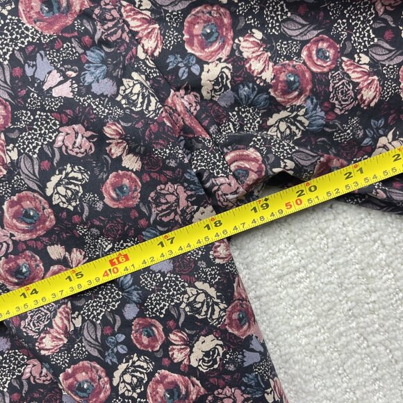 Le 31 Par Simons Long Sleeve Button Up Shirt Men's L Floral Tapestry Slim Fit - Picture 6 of 11